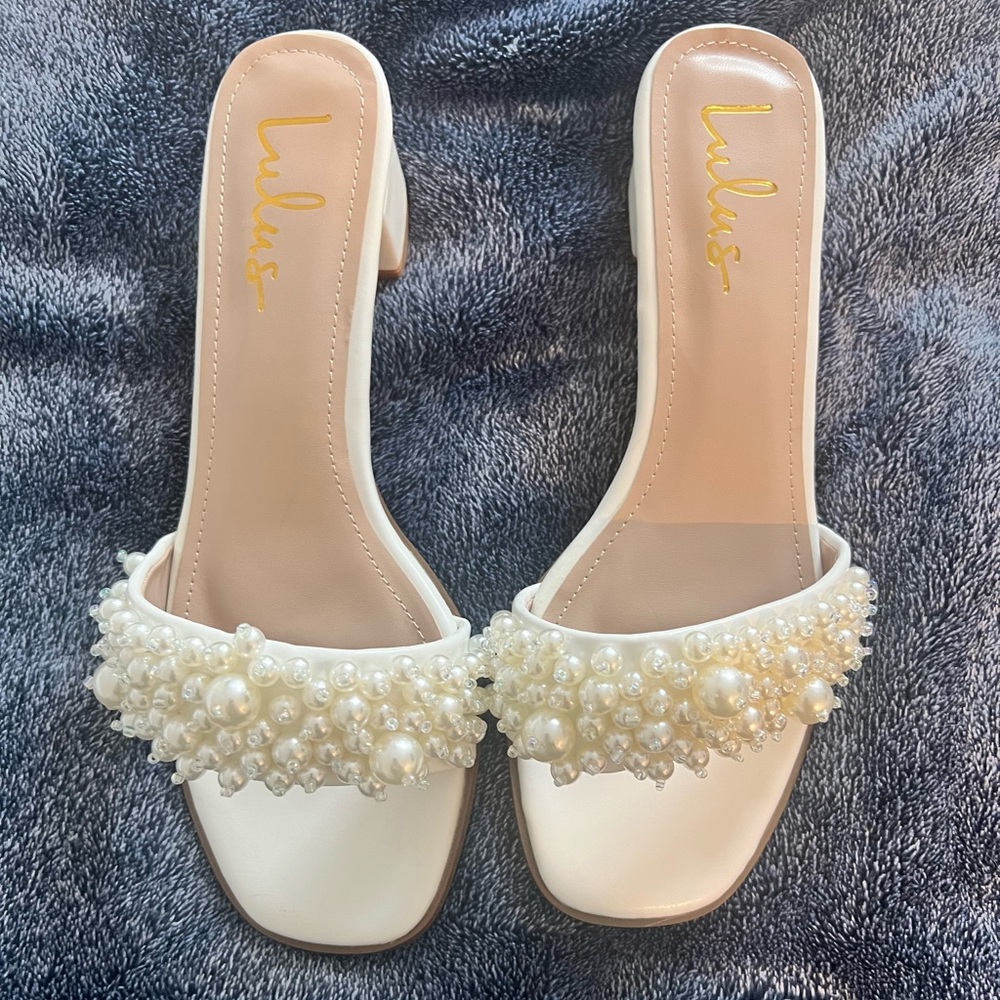 Lulu pearl low heels- Adelaide